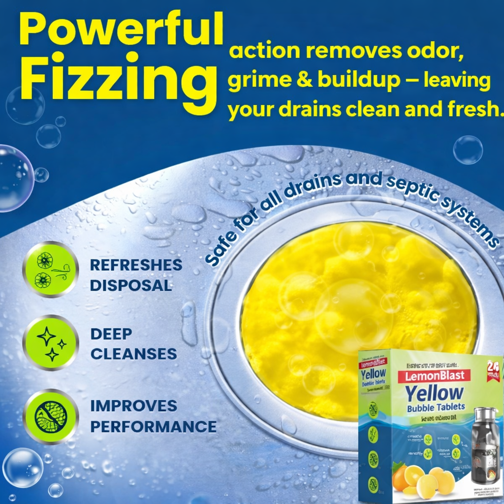 LemonBlast Yellow Bubble Tablets (24pc)