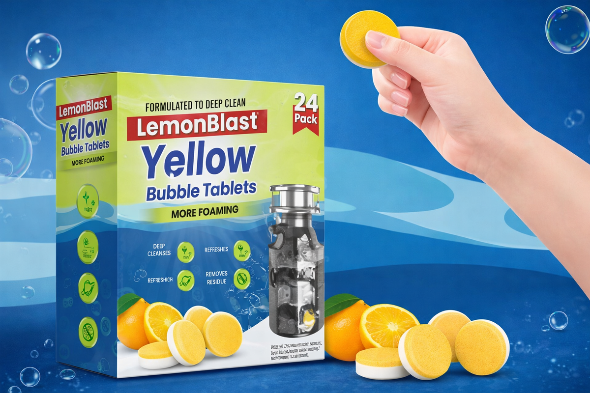 LemonBlast Yellow Bubble Tablets (24pc)